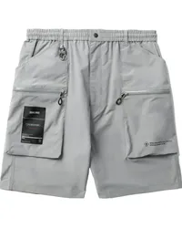 Izzue Cargo-Shorts mit Logo-Patch Grau