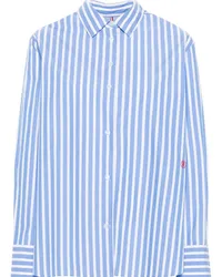 Tommy Hilfiger Gestreiftes Hemd Blau