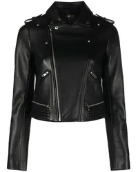 Maje Schmale Bikerjacke Schwarz