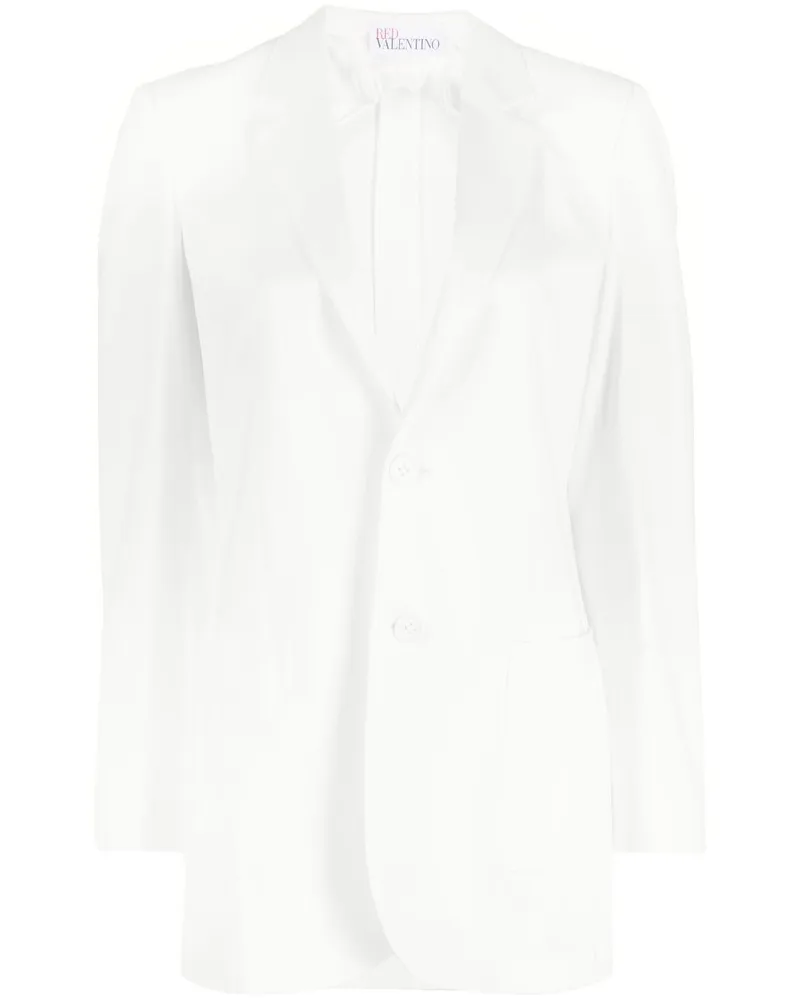 RED Valentino Blazer mit Knopfverschluss - Weiß Weiß