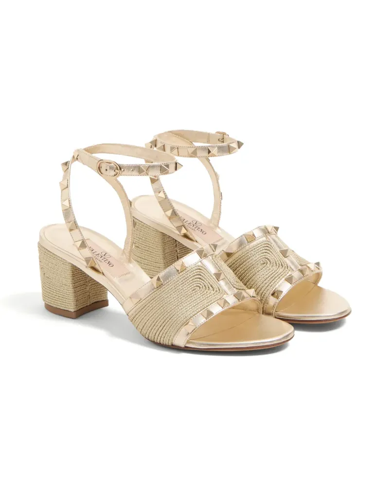 Valentino Garavani Rockstud Sandalen 60mm - Gold Gold