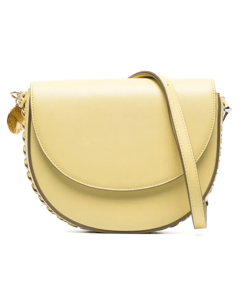 Stella McCartney Mittelgroße Frayme Schultertasche - Gelb Gelb