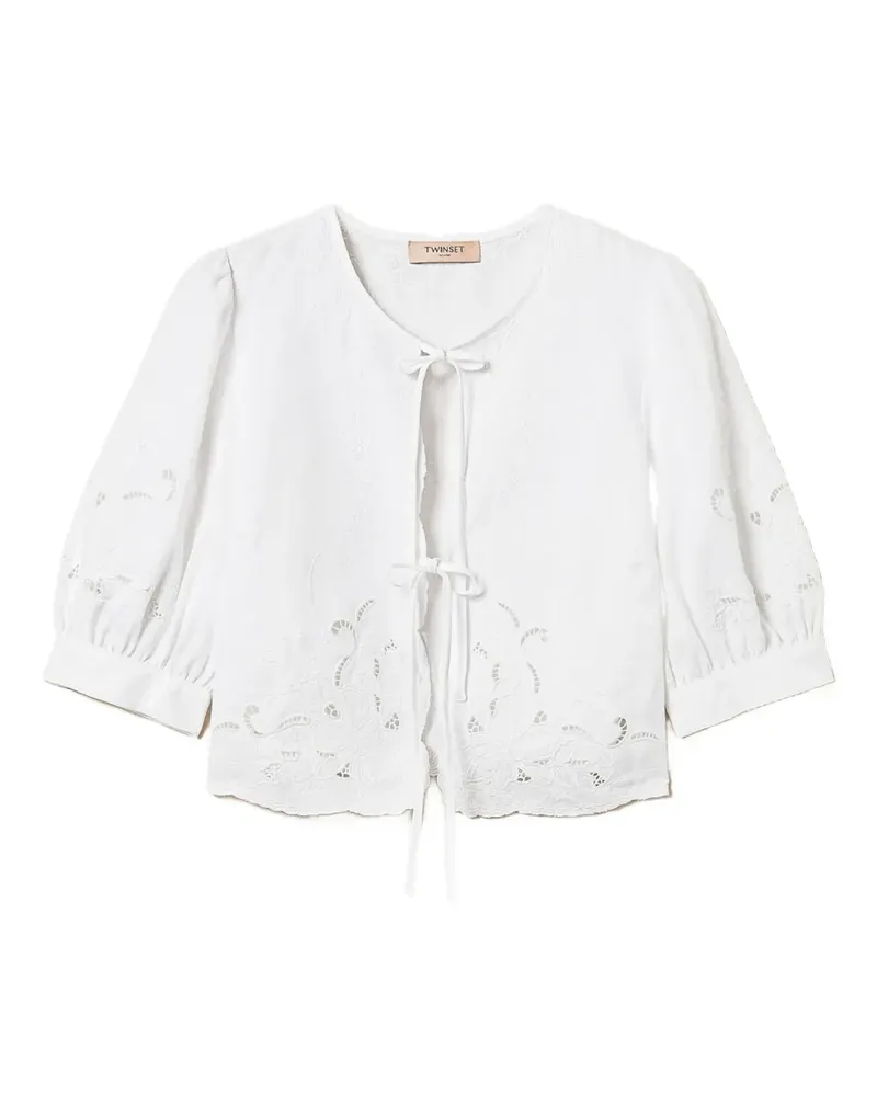 Twin-Set linen shirt - Weiß Weiß