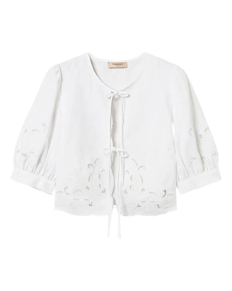Twin-Set linen shirt - Weiß Weiß