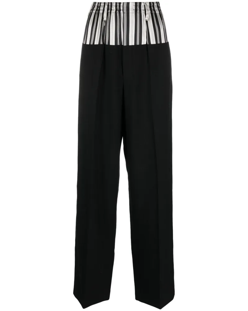 Fendi Hose mit Einsätzen - Schwarz Schwarz