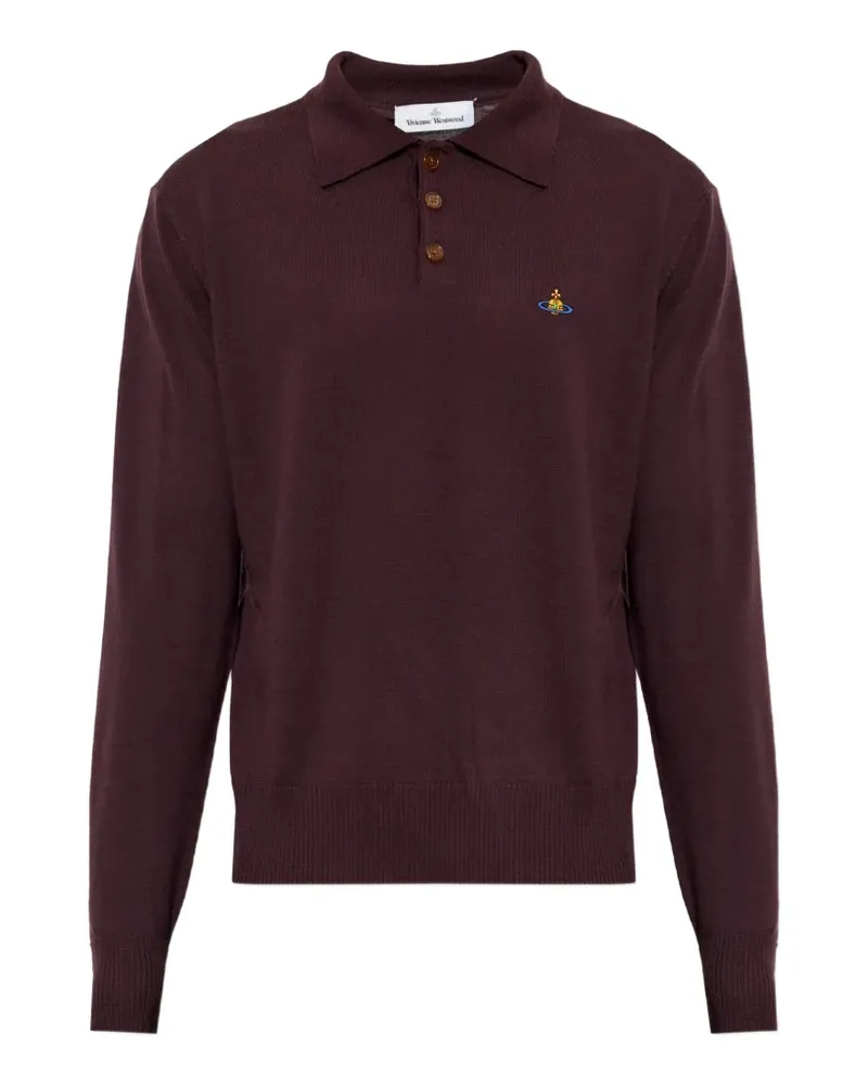Vivienne Westwood Pullover mit Orb-Stickerei - Violett Violett