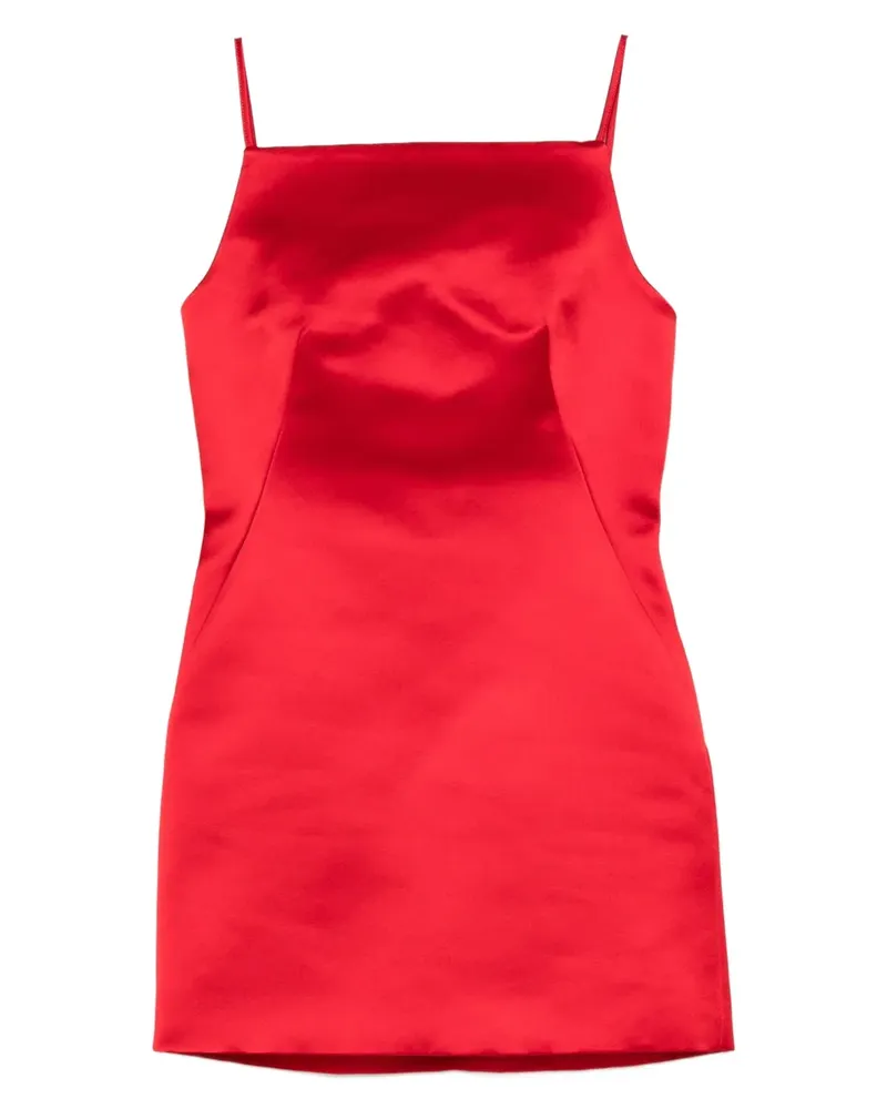 Givenchy Minikleid mit eckigem Ausschnitt - Rot Rot
