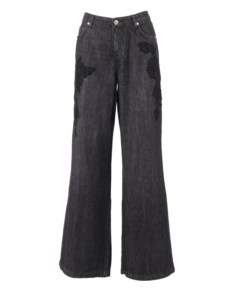 Ermanno Scervino appliqué-detail jeans - Schwarz Schwarz