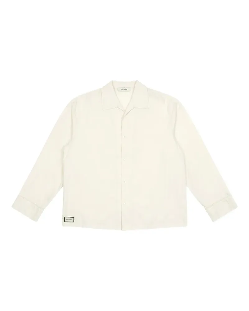 Entire Studios Langärmeliges Pyjama-Oberteil - Nude Nude