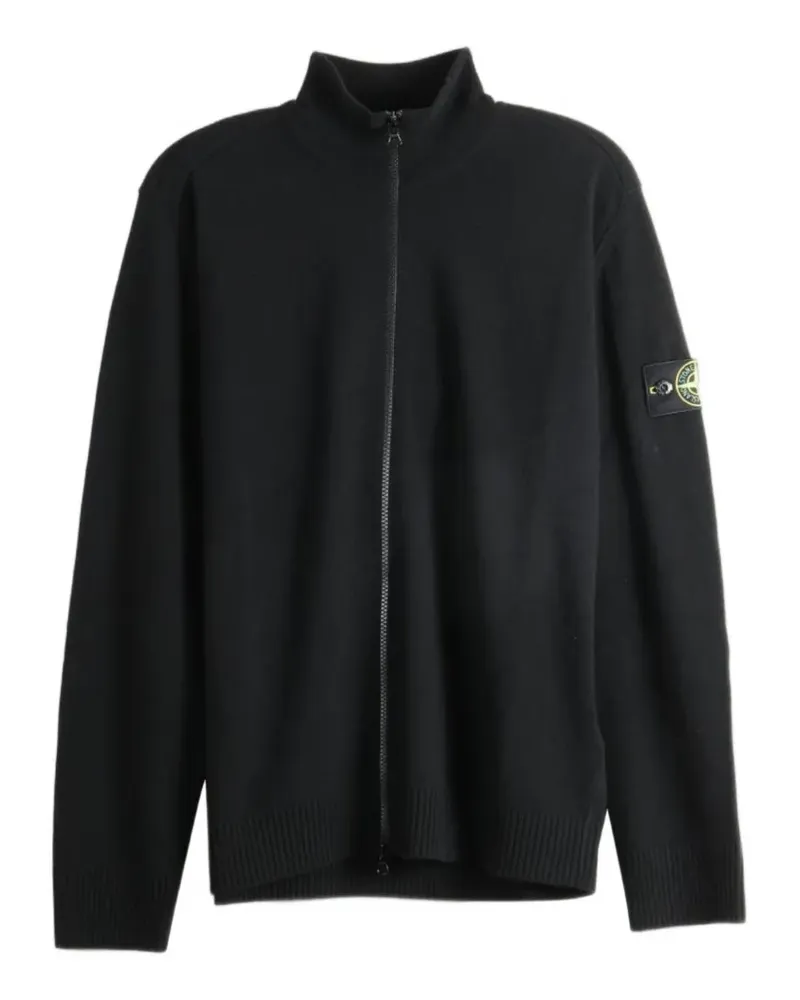 Stone Island Cardigan mit Reißverschluss - Schwarz Schwarz