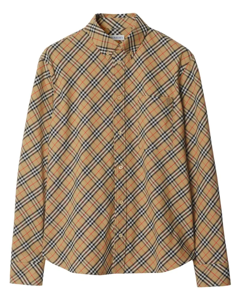 Burberry Kariertes Hemd - Braun Braun