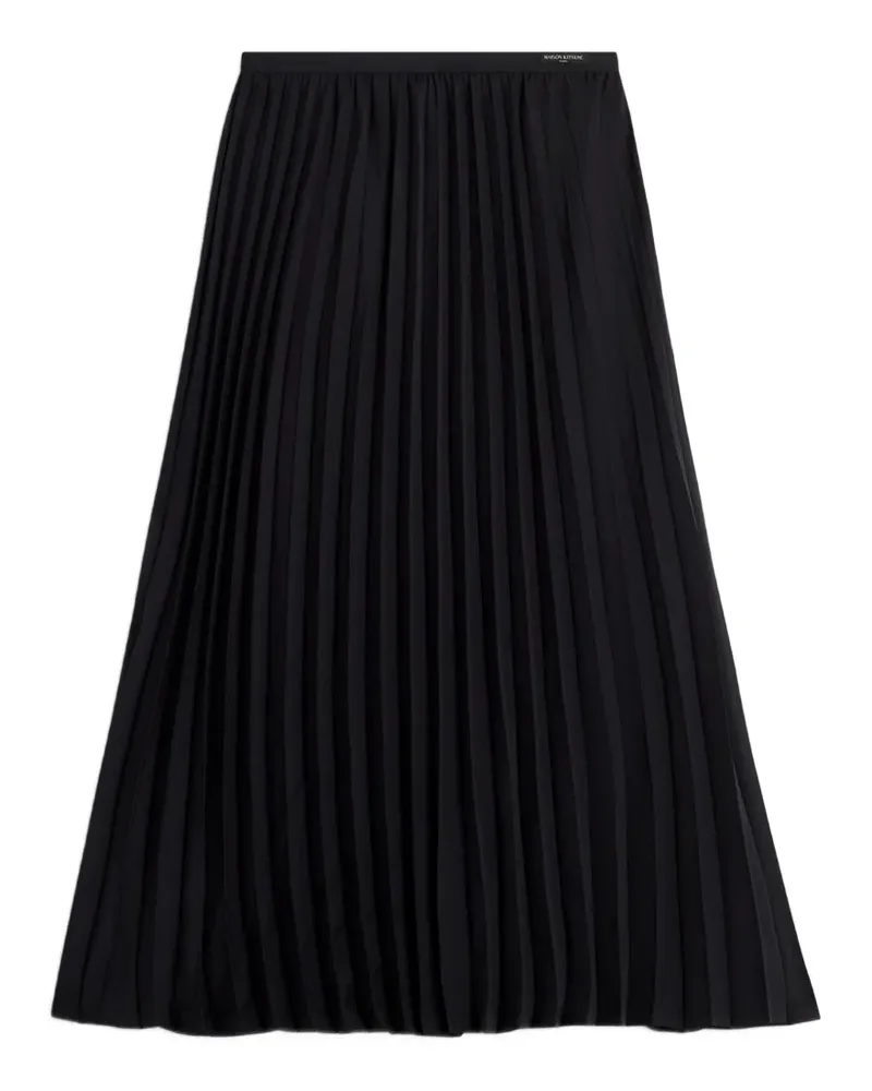 Kitsuné pleated skirt - Schwarz Schwarz