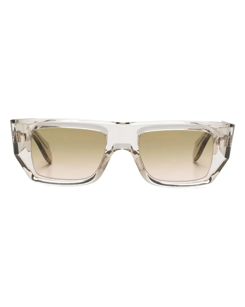 Cutler and Gross 1413 Sonnenbrille mit eckigem Gestell - Grau Grau