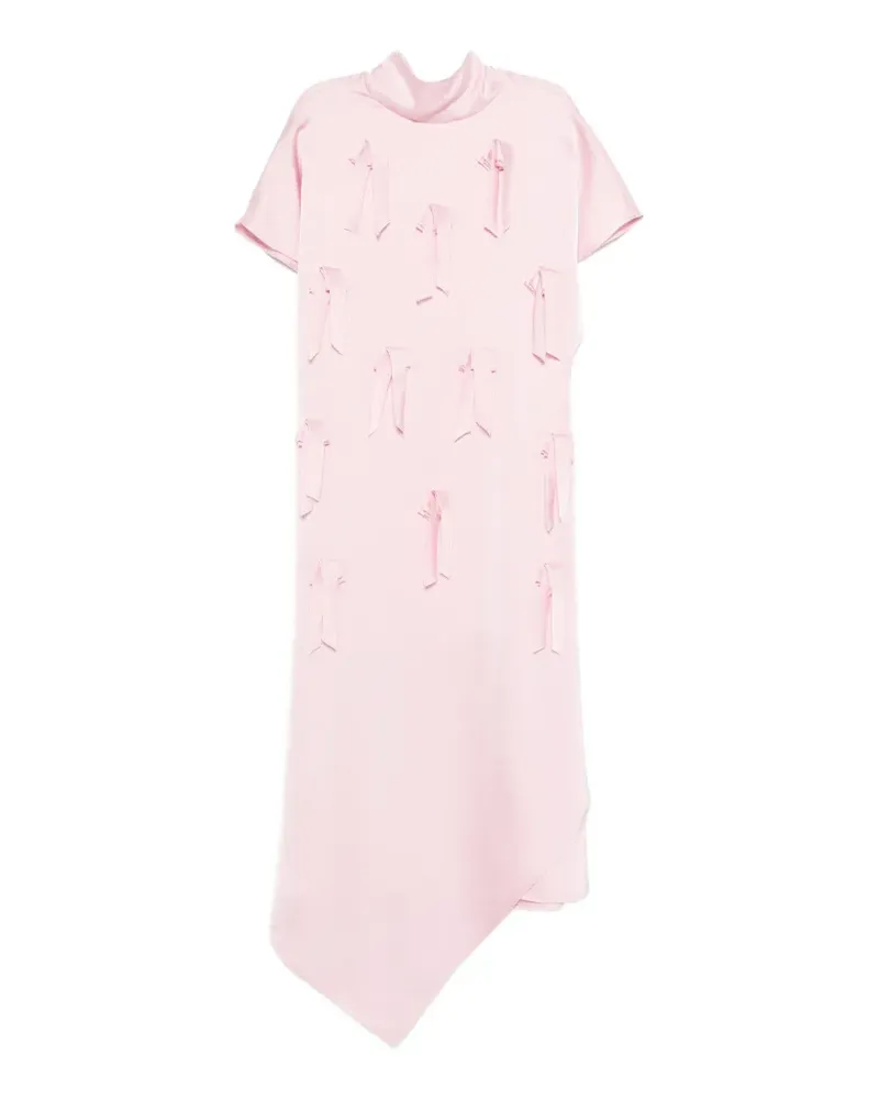 Isabelle Blanche asymmetric midi dress - Rosa Rosa