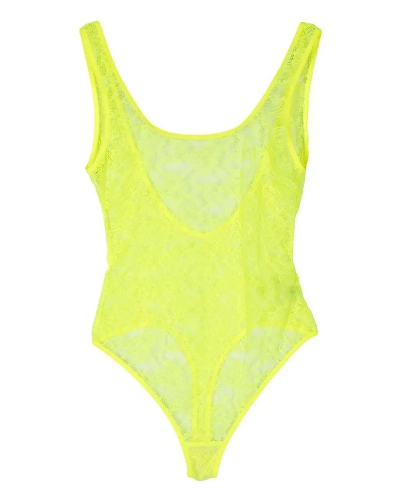 Maison Close Rückenfreier Body - Gelb Gelb