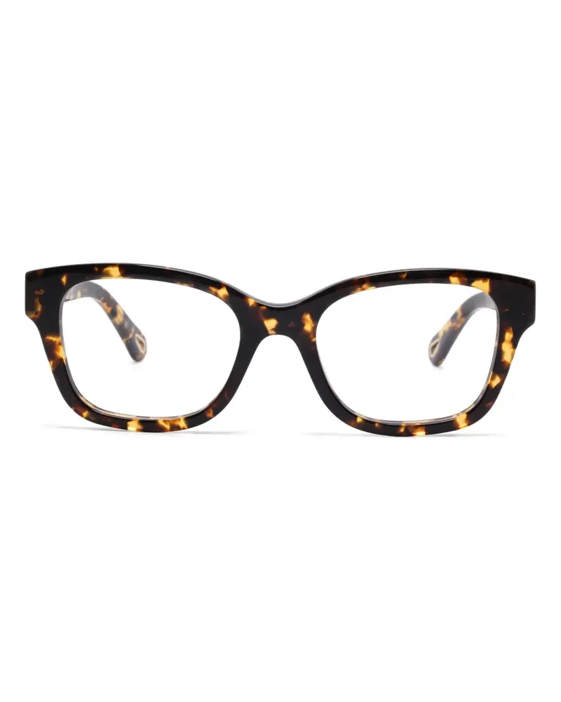 Chloé Brille mit eckigem Gestell - Braun Braun