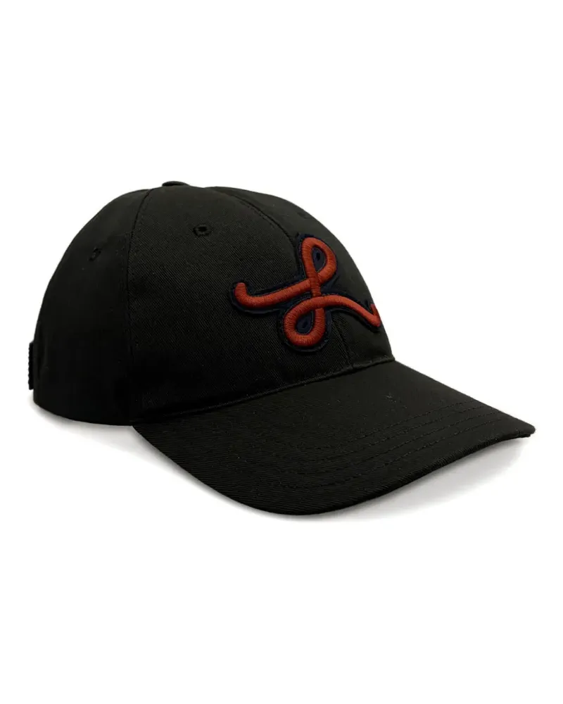 Loewe Baseballkappe mit Logo-Patch - Schwarz Schwarz