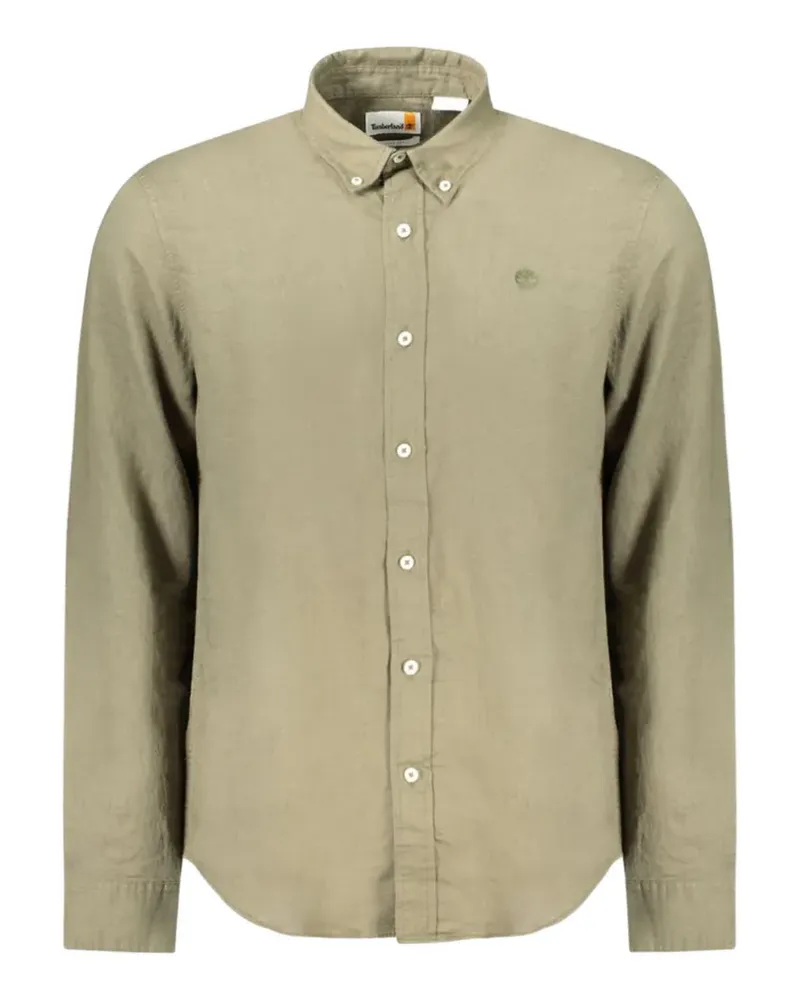 Timberland button-down linen shirt - Nude Nude