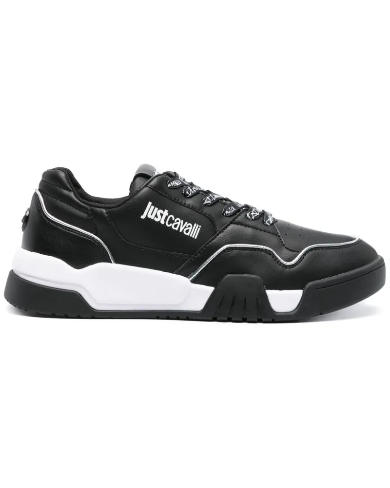 Just Cavalli Sneakers im Metallic-Look - Schwarz Schwarz