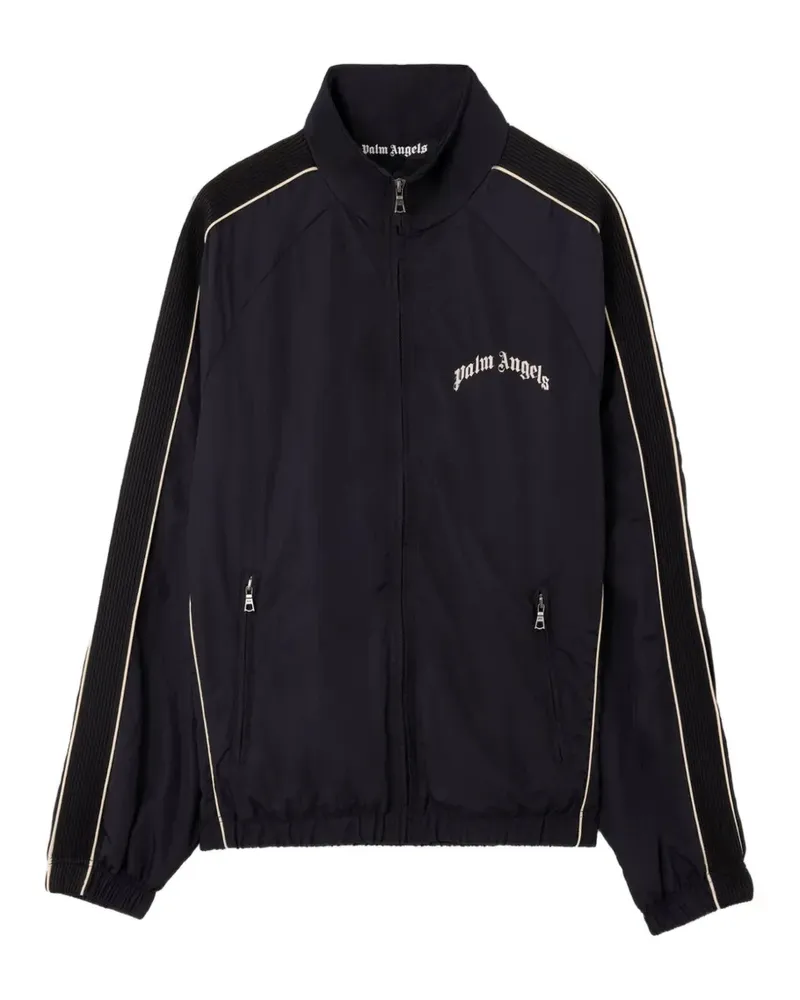 Palm Angels Windbreaker mit Kapuze - Schwarz Schwarz