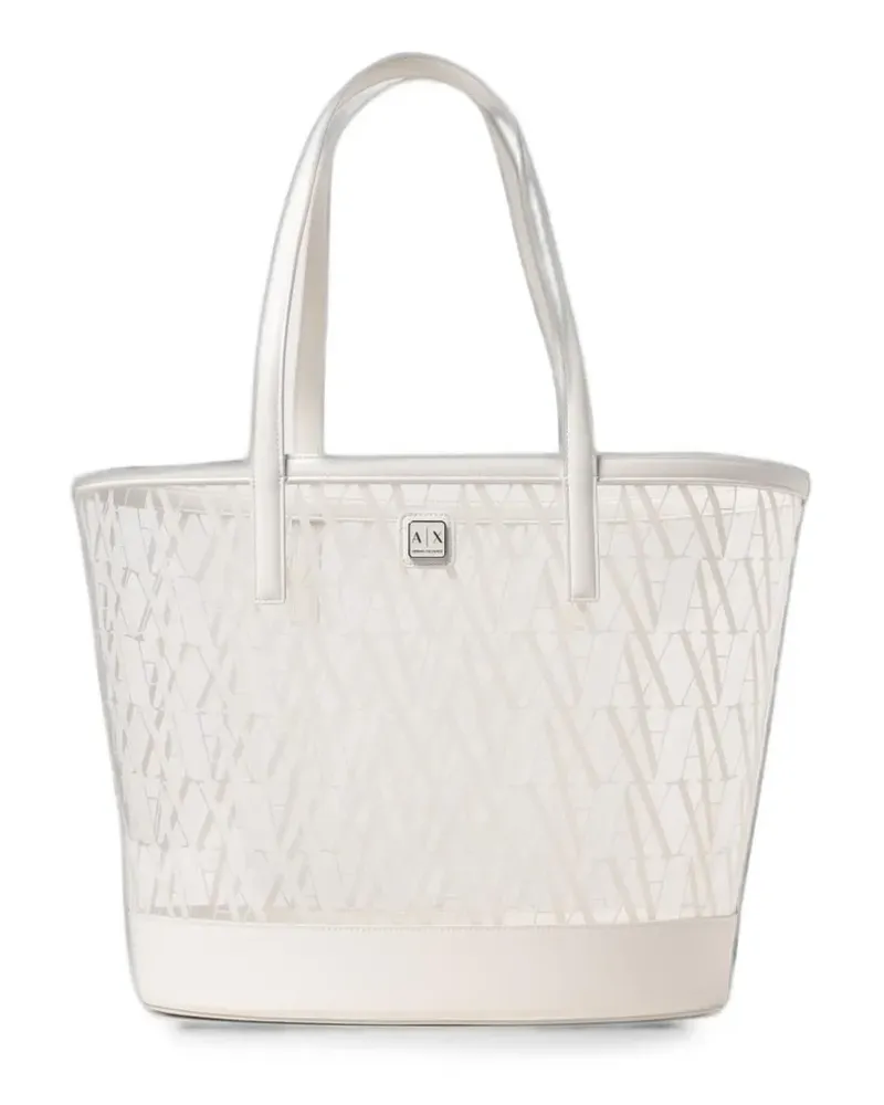Emporio Armani Armani Exchange logo-print tote bag - Weiß Weiß