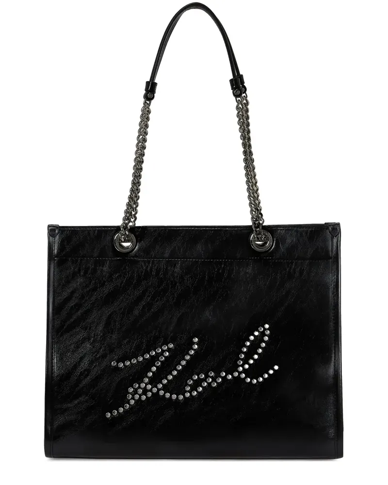 Karl Lagerfeld Mittelgroße K/Skuare Handtasche - Schwarz Schwarz