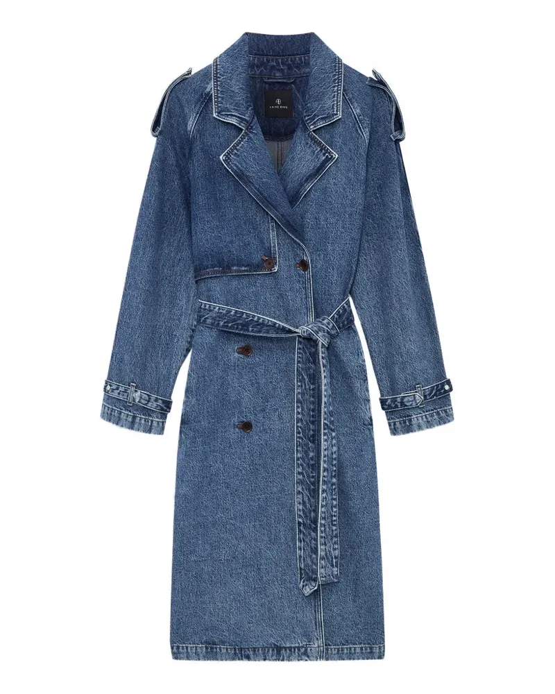 Anine Bing Rickie Trenchcoat - Blau Blau