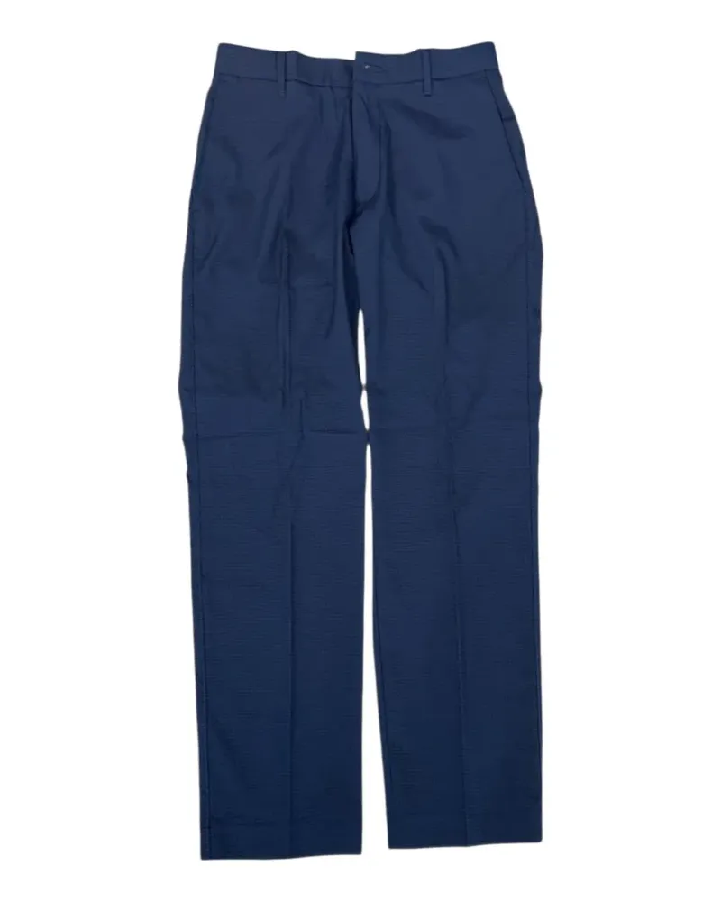 Calvin Klein Strukturierte Straight-Leg-Hose - Blau Blau