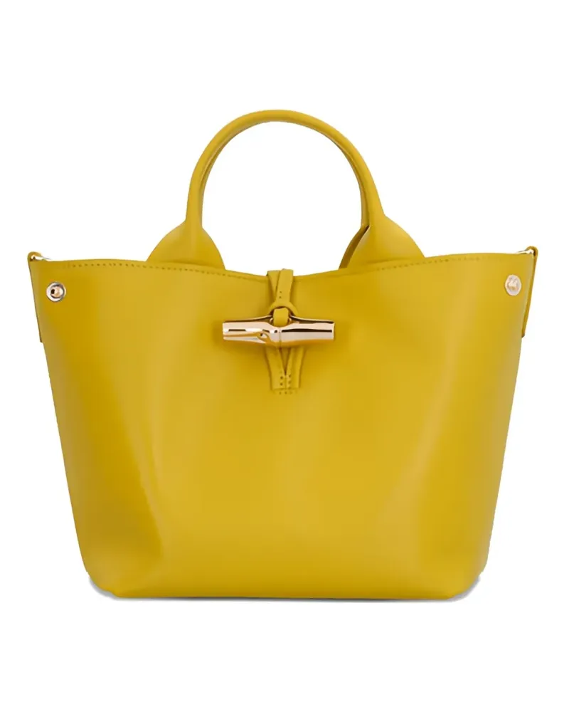 Longchamp Kleine Roseau Handtasche - Gelb Gelb