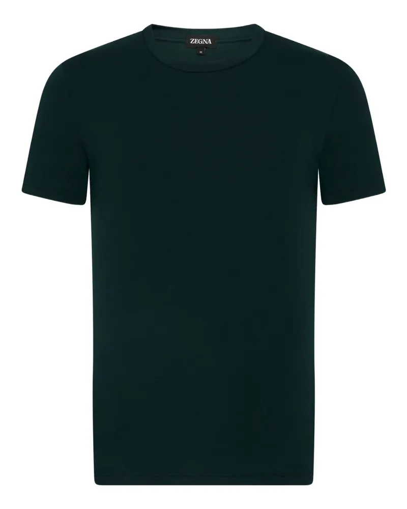 Ermenegildo Zegna T-Shirt mit rundem Ausschnitt - Grün Grün