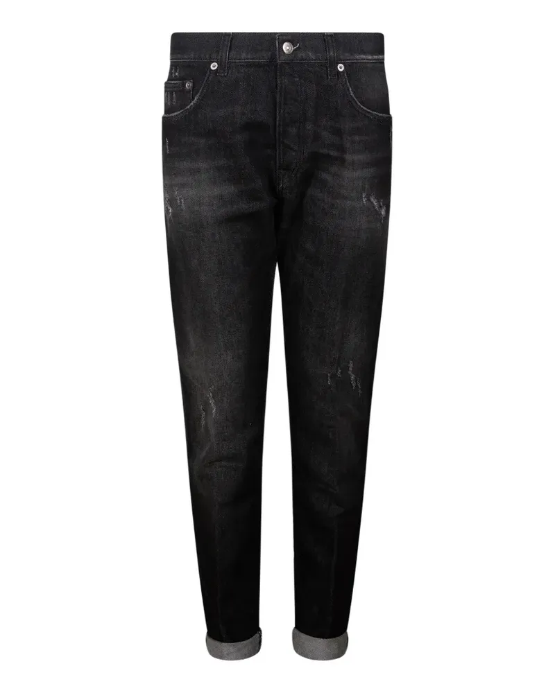 Dondup Icon distressed-finish jeans - Schwarz Schwarz
