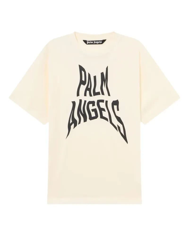 Palm Angels Palm Distorted T-Shirt - Nude Nude