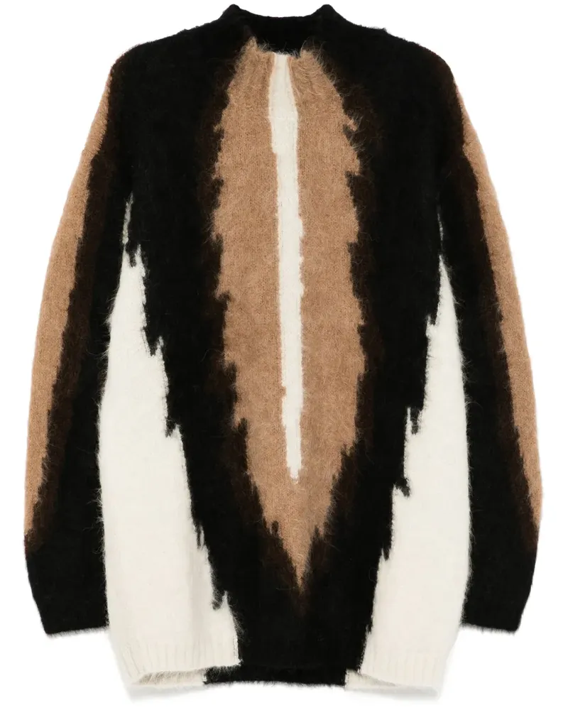 Walter van Beirendonck Big Foot Pullover - Braun Braun