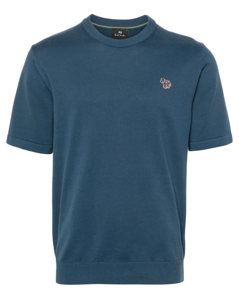 Paul Smith T-Shirt aus Bio-Baumwolle Blau