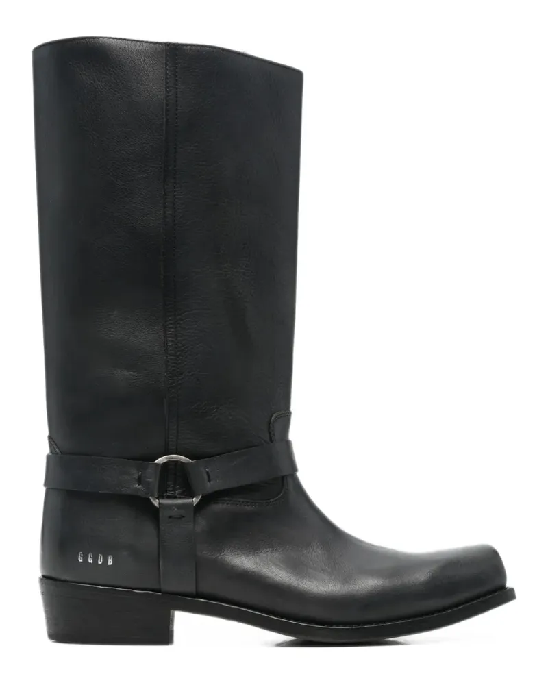 Golden Goose distressed harness boots - Schwarz Schwarz