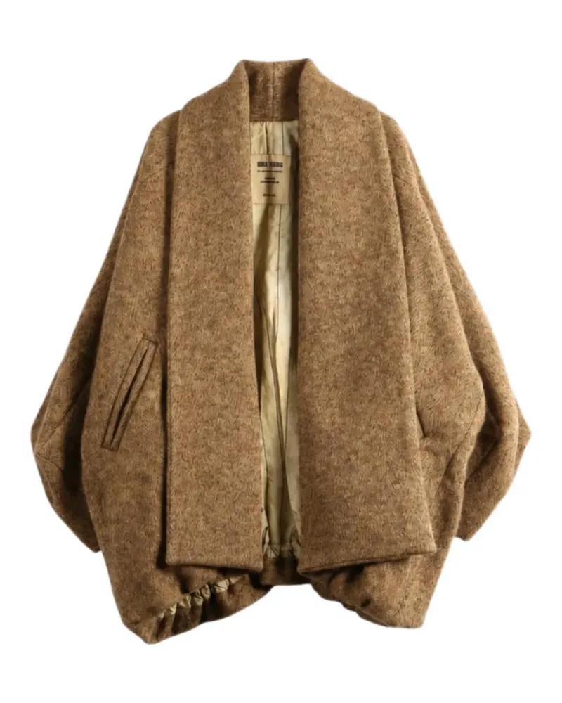 Uma Wang oversized shawl-collar jacket - Braun Braun