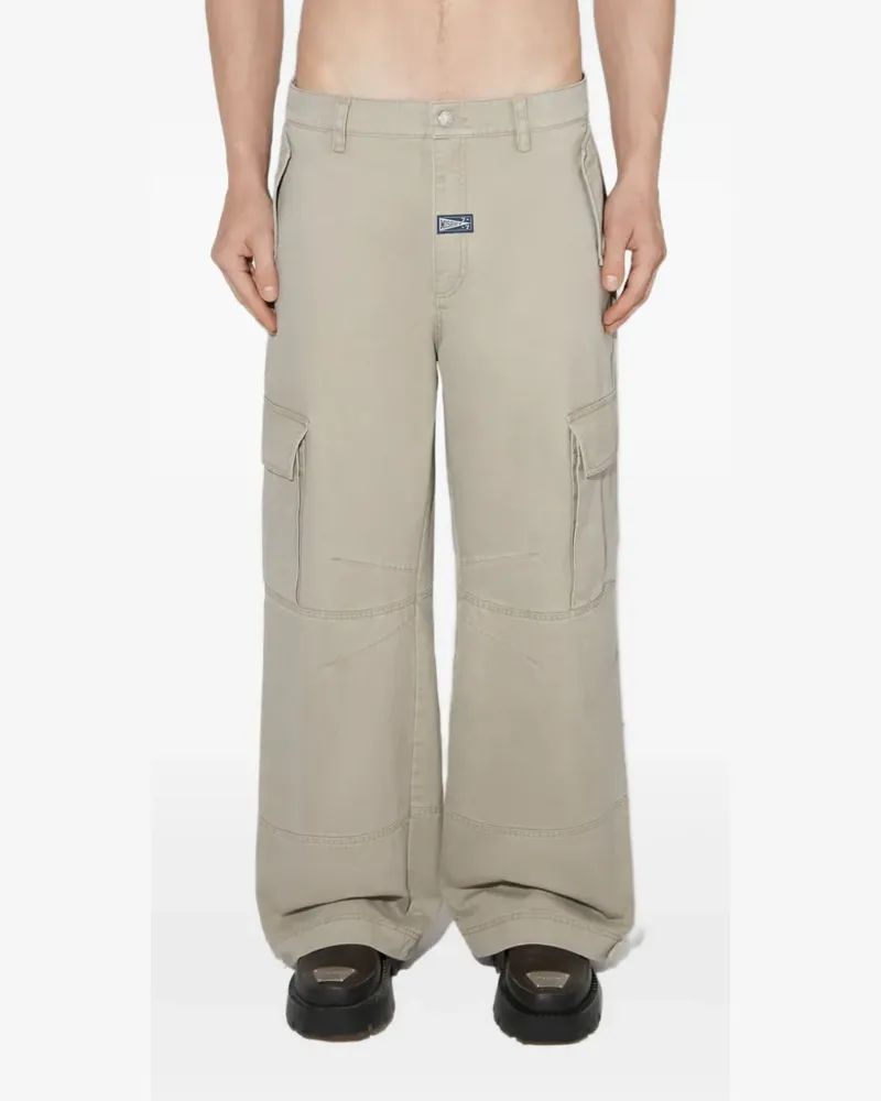 MISBHV belt-loop trousers - Nude Nude