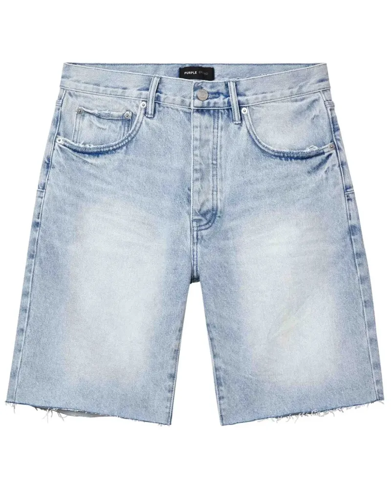 PURPLE BRAND Klassische Jeans-Shorts - Blau Blau