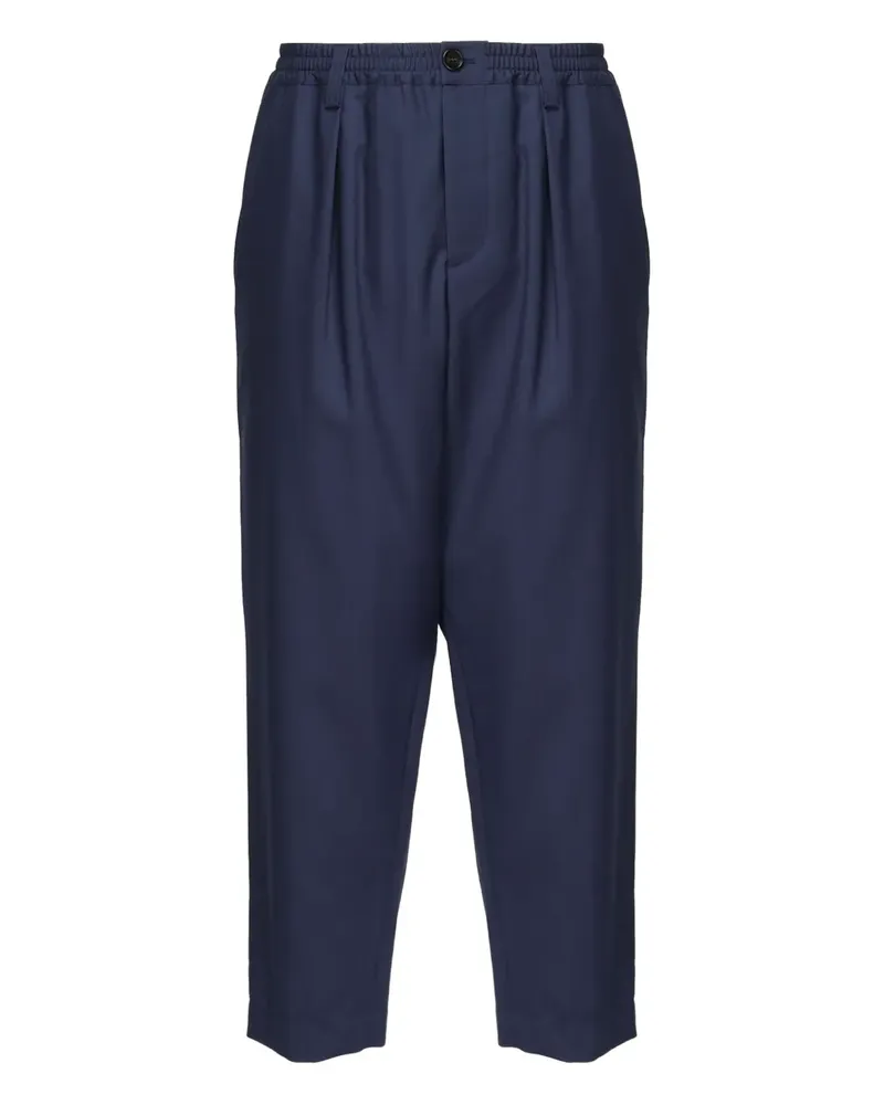 Marni Bundfaltenhose mit Kordelzug - Blau Blau