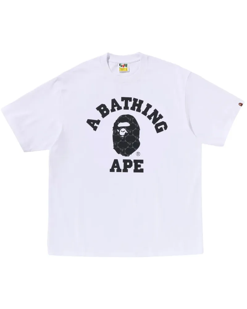 BAPE T-Shirt aus Baumwolle - Weiß Weiß