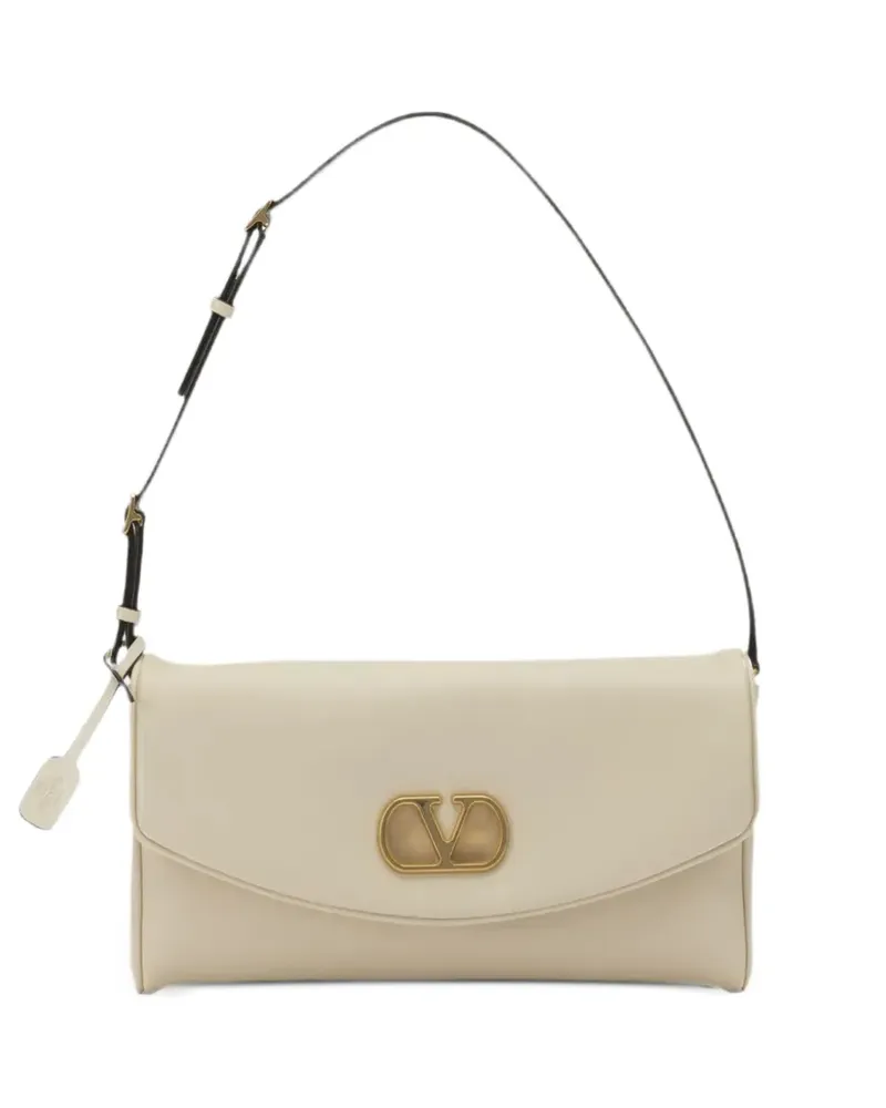 Valentino Garavani Kleine Garavani Devain Schultertasche - Weiß Weiß