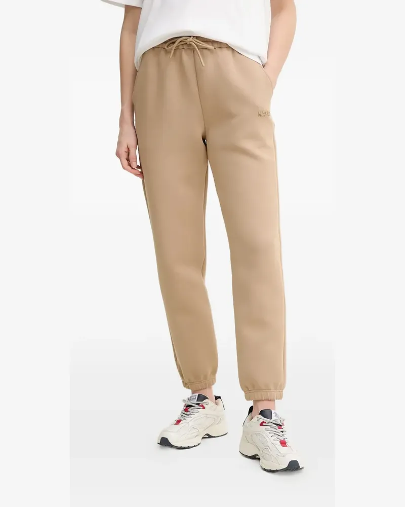 Mackage Nev-R drawstring logo track pants - Nude Nude