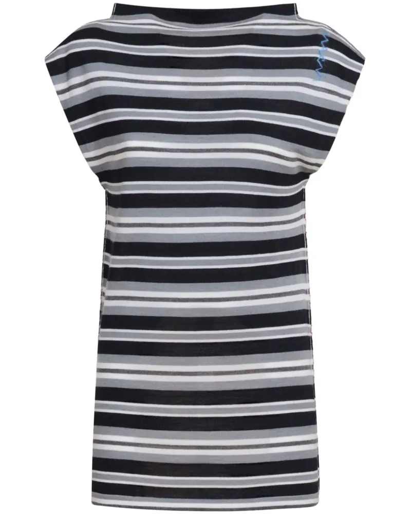 Marni Oberteil in Colour-Block-Optik - Schwarz Schwarz