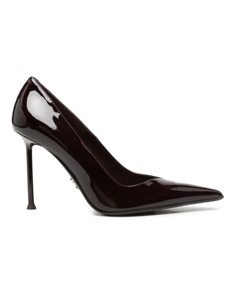 Sergio Levantesi Pop Pumps in Lackoptik mit spitzer Kappe - Violett Violett