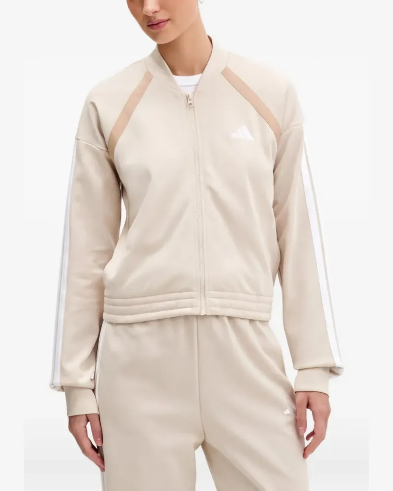 adidas Gestreiftes Set mit Logo - Nude Nude