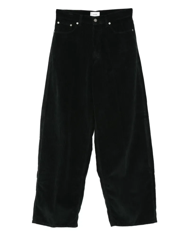 Haikure Hose aus Cord - Schwarz Schwarz
