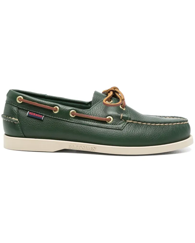 Sebago Portland Martellato Segelschuhe - Grün Grün