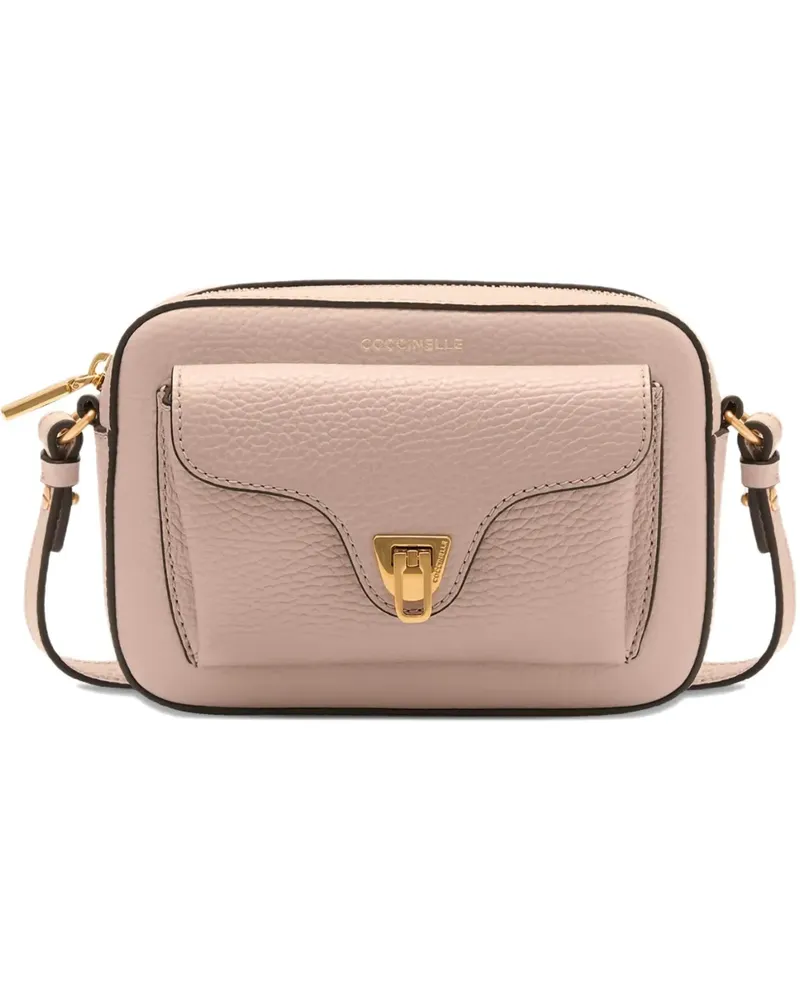 Coccinelle Beat leather crossbody bag - Rosa Rosa