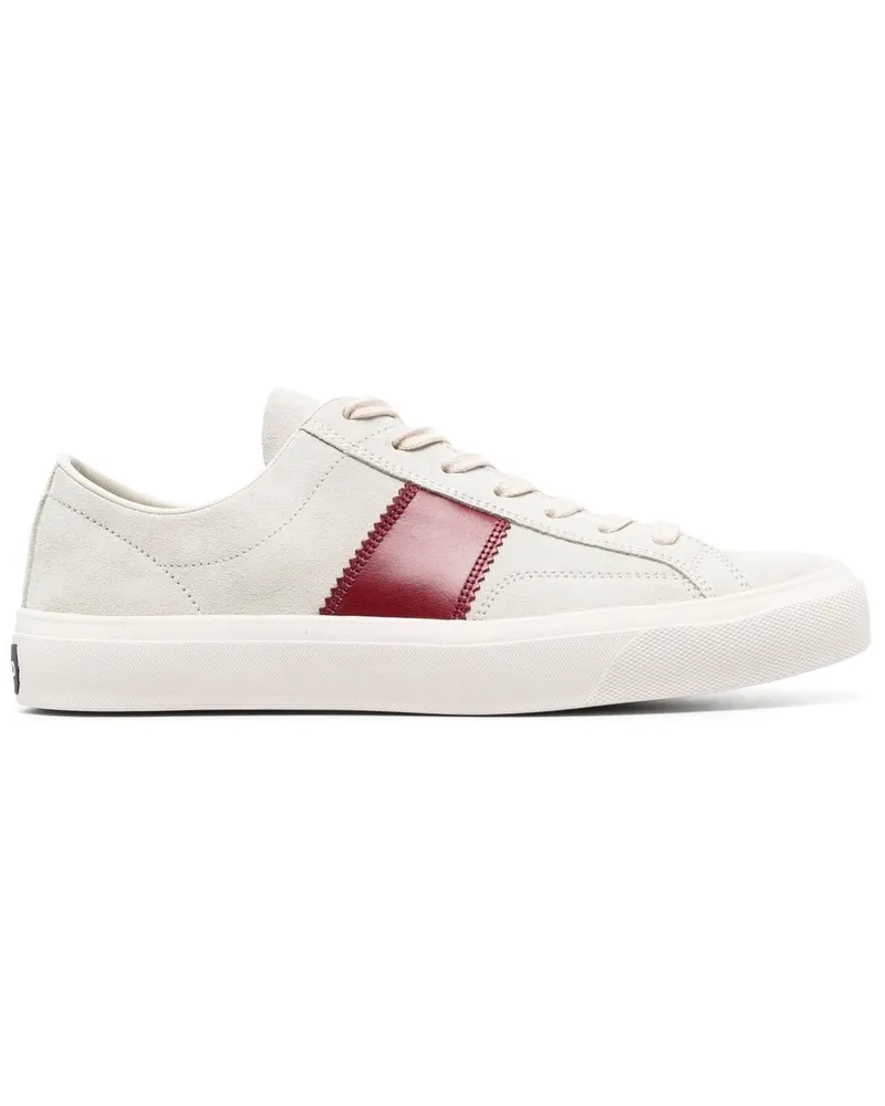 Tom Ford Sneakers aus Wildleder Nude