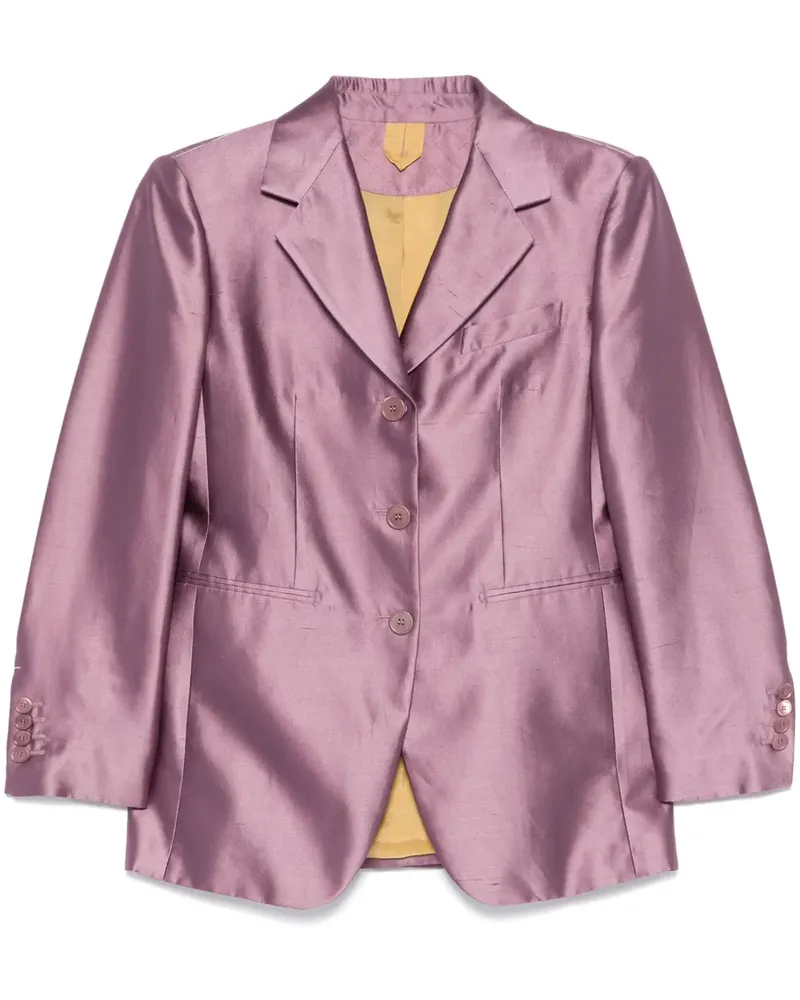 Max Mara Sakko in Metallic-Optik - Violett Violett